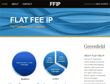 Tablet Screenshot of flatfeeipblog.com